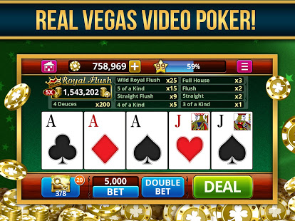 real vegas video poker